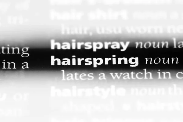 Волохаті Слова Словнику Концепція Веснянки Волосся — стокове фото