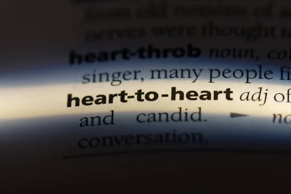 Heart Heart Word Dictionary Heart Heart Concept — Stock Photo, Image