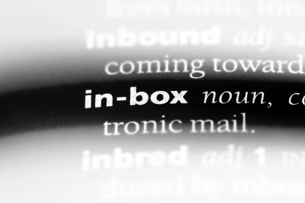 Box Word Dictionary Box Concept — Stock Photo, Image