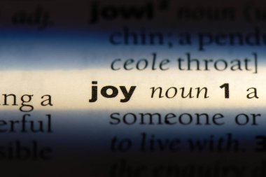 sevinç Word'de bir sözlük. sevinç kavramı.