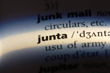 Cunta Word'de bir sözlük. Cunta kavramı.