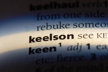 Keelson Word'de bir sözlük. Keelson kavramı.