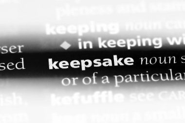 Hatıra Word'de bir sözlük. Hatıra kavramı.