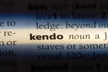 Kendo Word'de bir sözlük. Kendo kavramı.