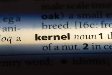 çekirdek Word'de bir sözlük. çekirdek kavramı.