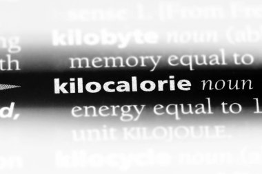 kilocalorie sözcük sözlüğe. kilocalorie kavramı.