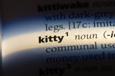 Kitty Word'de bir sözlük. Kitty kavramı.