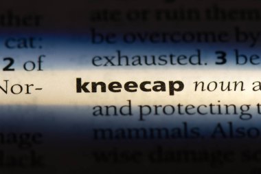 bir sözlüğü'ndeki sözcüğü parçalanır. Dizkapağı kavramı.