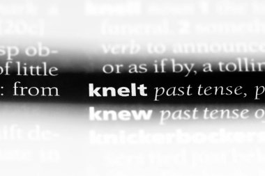 bir sözlüğü'ndeki sözcüğü diz çöktü. diz çöktü kavramı.