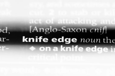 bıçak kenar sözcük sözlüğe. bıçak kenar kavramı.