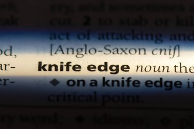 bıçak kenar sözcük sözlüğe. bıçak kenar kavramı.