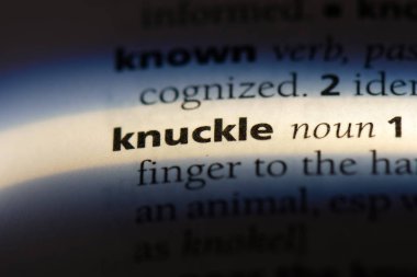 parmak eklemi Word'de bir sözlük. parmak eklemi kavramı.