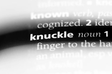 parmak eklemi Word'de bir sözlük. parmak eklemi kavramı.