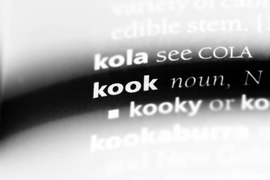 Kook Word'de bir sözlük. Kook kavramı.