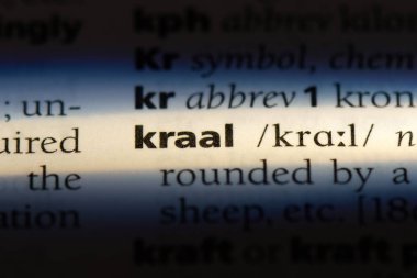 yerli köyü Word'de bir sözlük. yerli köyü kavramı.