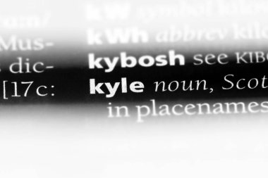 Kyle Word'de bir sözlük. Kyle kavramı.