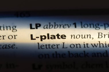 l plaka word bir sözlük. l plaka kavramı.