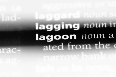 Lagün Word'de bir sözlük. Lagün kavramı.