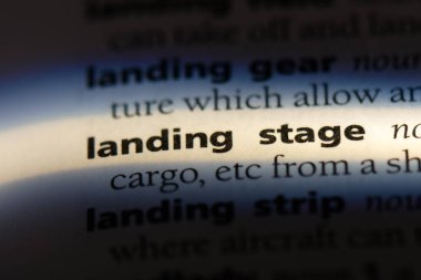 Açılış sahne Word'de bir sözlük. Açılış sahne kavramı.