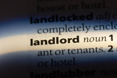 ev sahibi Word'de bir sözlük. ev sahibi kavramı.