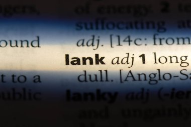 Sıska tek kelimeyle bir sözlük. Sıska kavramı.