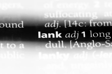 Sıska tek kelimeyle bir sözlük. Sıska kavramı.