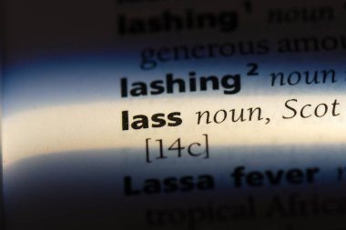 Genç kız tek kelimeyle bir sözlük. Genç Bayan kavramı.