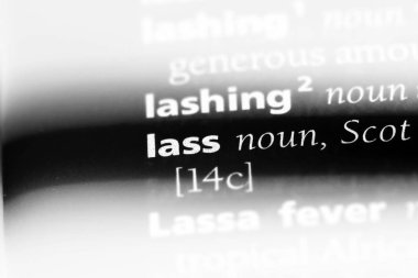 Genç kız tek kelimeyle bir sözlük. Genç Bayan kavramı.