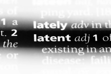 gizli kelime sözlüğe. gizli kavramı.