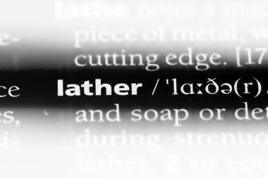 bir sözlüğü'ndeki sözcüğü köpük. ter kavramı.