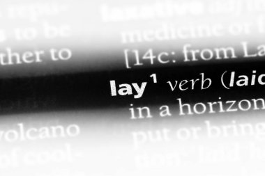 sözcük sözlükte yatıyordu. kavramı yatıyordu.