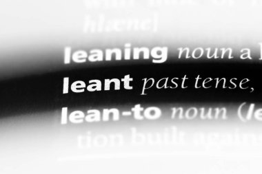 bir sözlüğü'ndeki sözcüğü eğildim. eğildim kavramı.