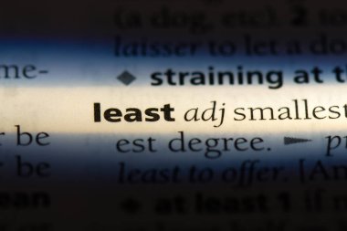 En azından tek kelimeyle bir sözlük. En azından kavramı.