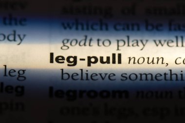 Bacak çekme sözcük sözlüğe. Bacak çekme kavramı.