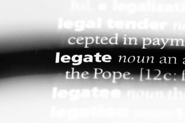 Elçi Word'de bir sözlük. Elçi kavramı.