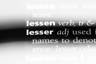 daha az sözcük sözlüğe. daha az kavramı.