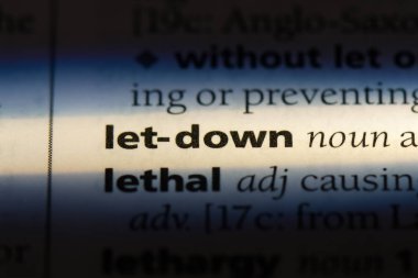 bir sözlüğü'ndeki sözcüğü hayal kırıklığına. kavram izin.