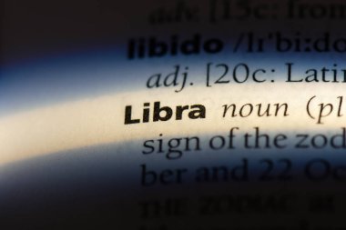 Terazi Word'de bir sözlük. Terazi kavramı.