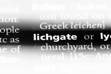 lichgate sözcük sözlüğe. lichgate kavramı.