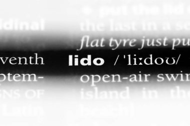 Lido Word'de bir sözlük. Lido kavramı.