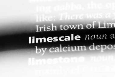 bir sözlüğü'ndeki kireç sözcüğü. kireç kavramı.