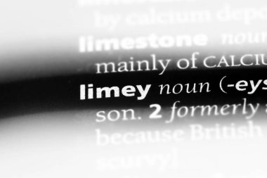 İngiliz Word'de bir sözlük. İngiliz kavramı.