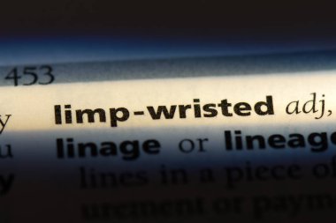 gevşek bilekli tek kelimeyle bir sözlük. gevşek bilekli kavramı.