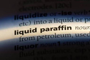 Sıvı parafin Word'de bir sözlük. Sıvı parafin kavramı.