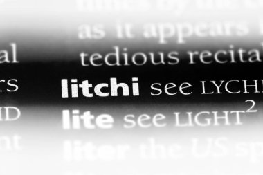 Çin Word'de bir sözlük. Çin kavramı.