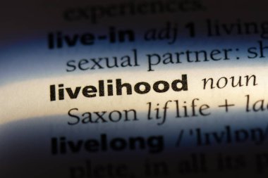 geçim Word'de bir sözlük. geçim kavramı.