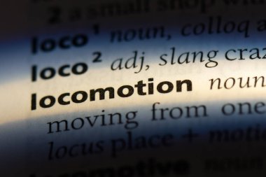 bir sözlüğü'ndeki gezisidir sözcüğü. hareket kavramı.