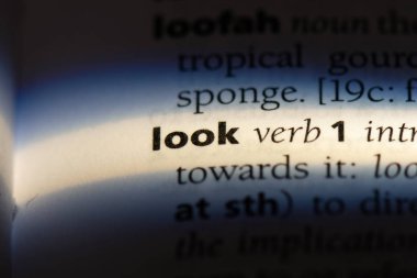 Word bir sözlükte bakabilir. kavram bak.