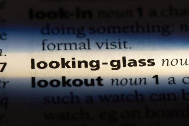 ayna Word'de bir sözlük. ayna kavramı.