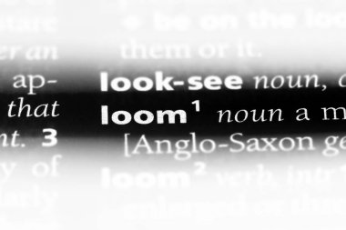 bir sözlüğü'ndeki sözcüğü tezgah. tezgah kavramı.